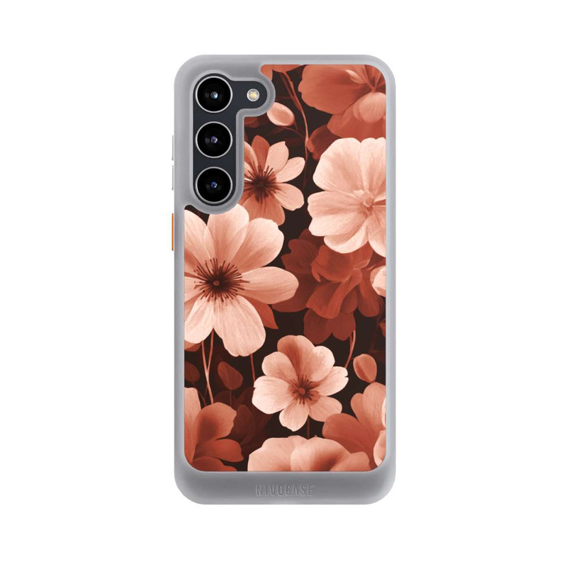 Galaxy S23 + NIVOcore Rote Negativblumen mit KI