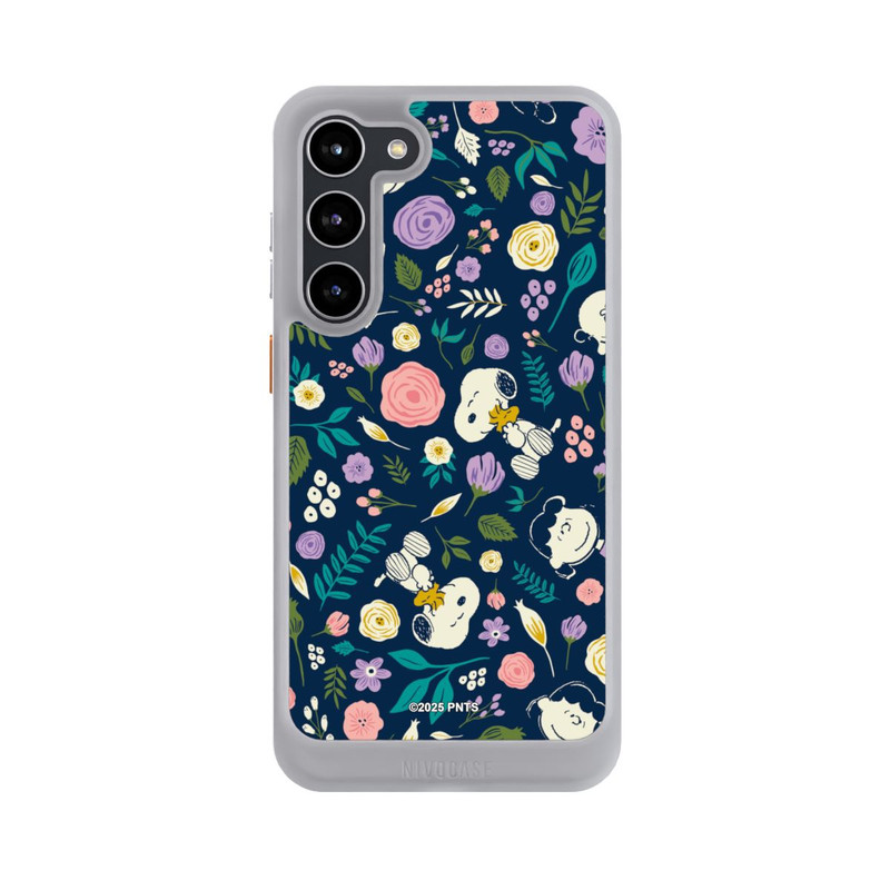 Galaxy S23 + NIVOcore Peanuts Dark Flower Pattern