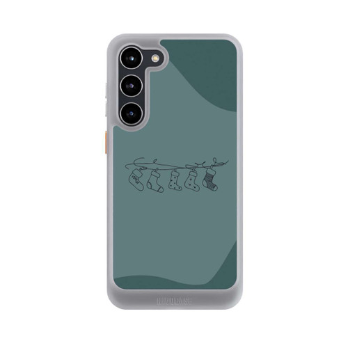 Samsung Galaxy S23+ NIVOcore Christmas stockings line art minimalistic