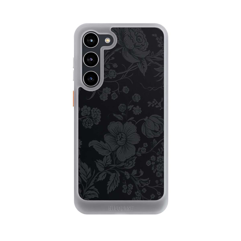 Galaxy S23 + NIVOcore Fleur Foncée Look Vintage