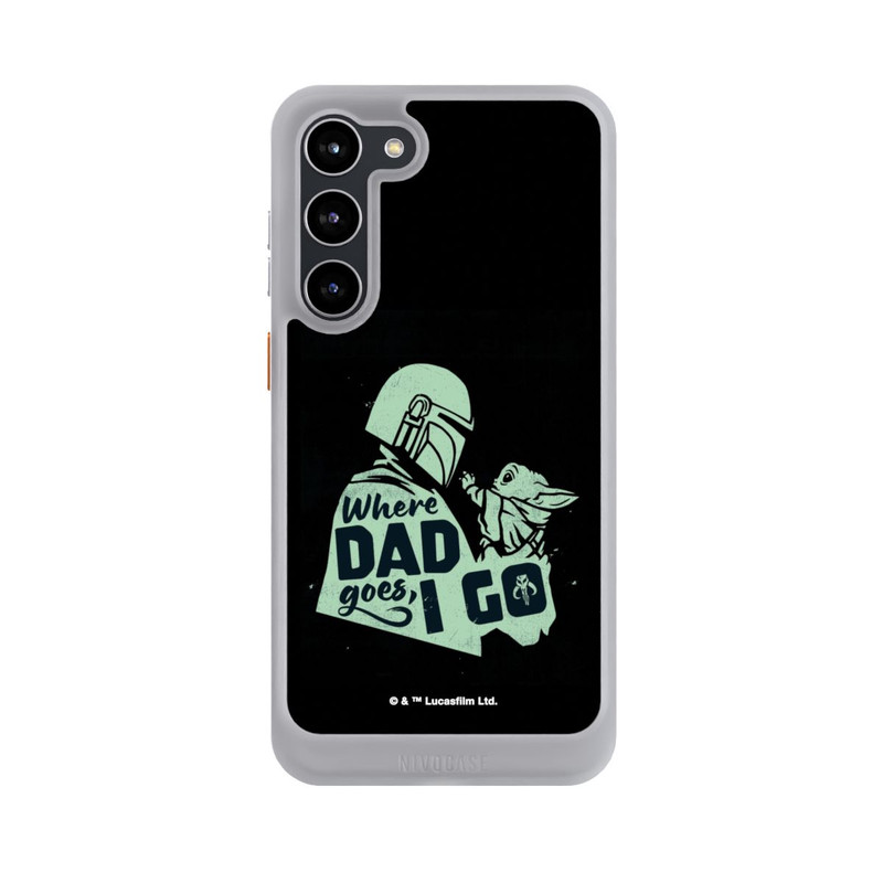Galaxy S23 + NIVOcore Grogu - Where dad goes,I go