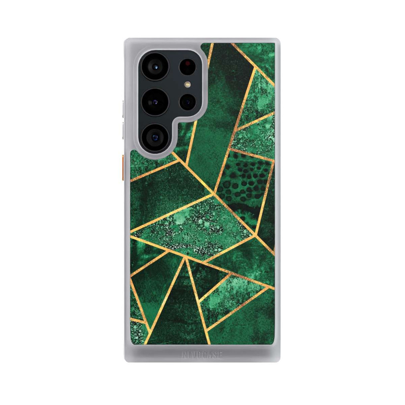 Galaxy S23 Ultra NIVOcore Deep Emerald Gold Print