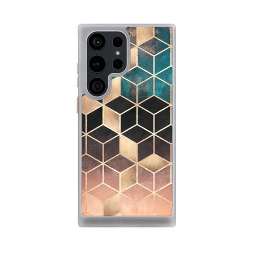 Samsung Galaxy S23 Ultra NIVOcore Ombre Traum Würfel Gold Druck