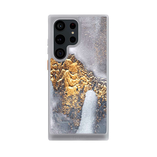 Samsung Galaxy S23 Ultra NIVOcore Beton-Gold-Glitzerlook
