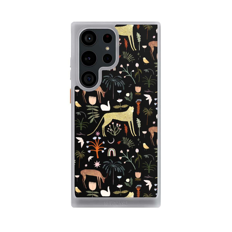 Galaxy S23 Ultra NIVOcore Wild garden letters by Léa Le Pivert