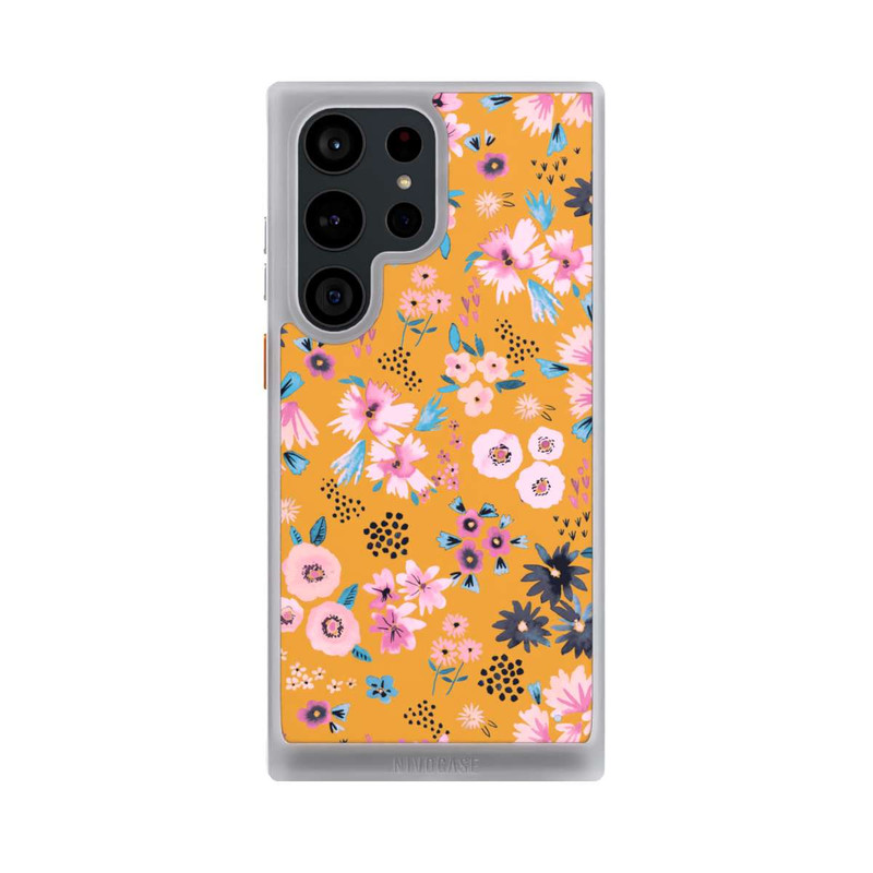 Galaxy S23 Ultra NIVOcore Little Flowers Mustard