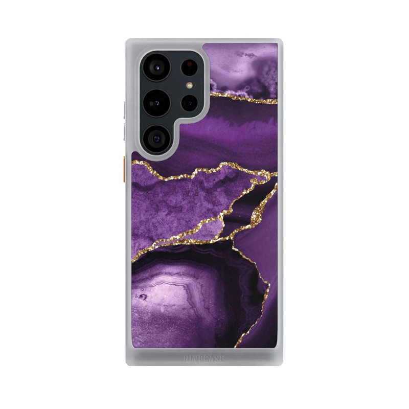 Galaxy S23 Ultra NIVOcore Marbre Violet Paysage