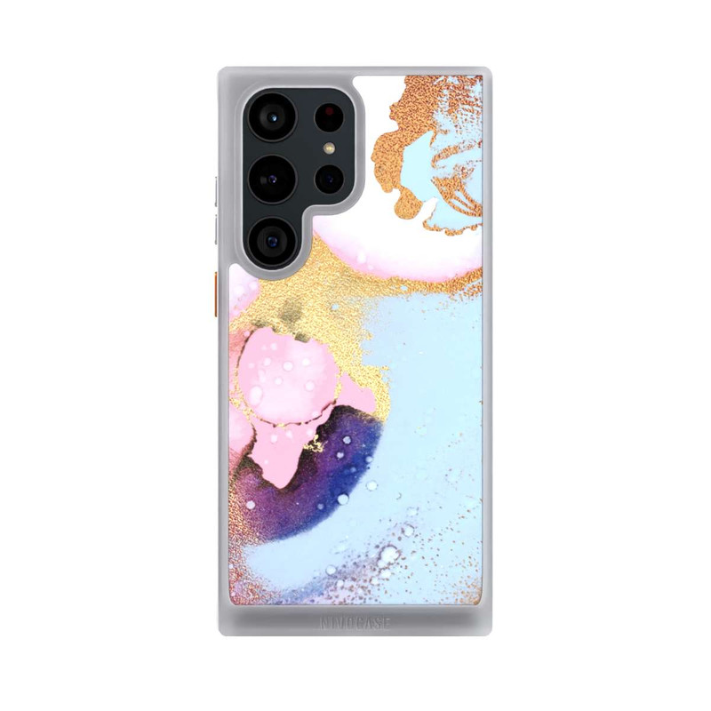 Galaxy S23 Ultra NIVOcore Texture Encre Pastel Glamour