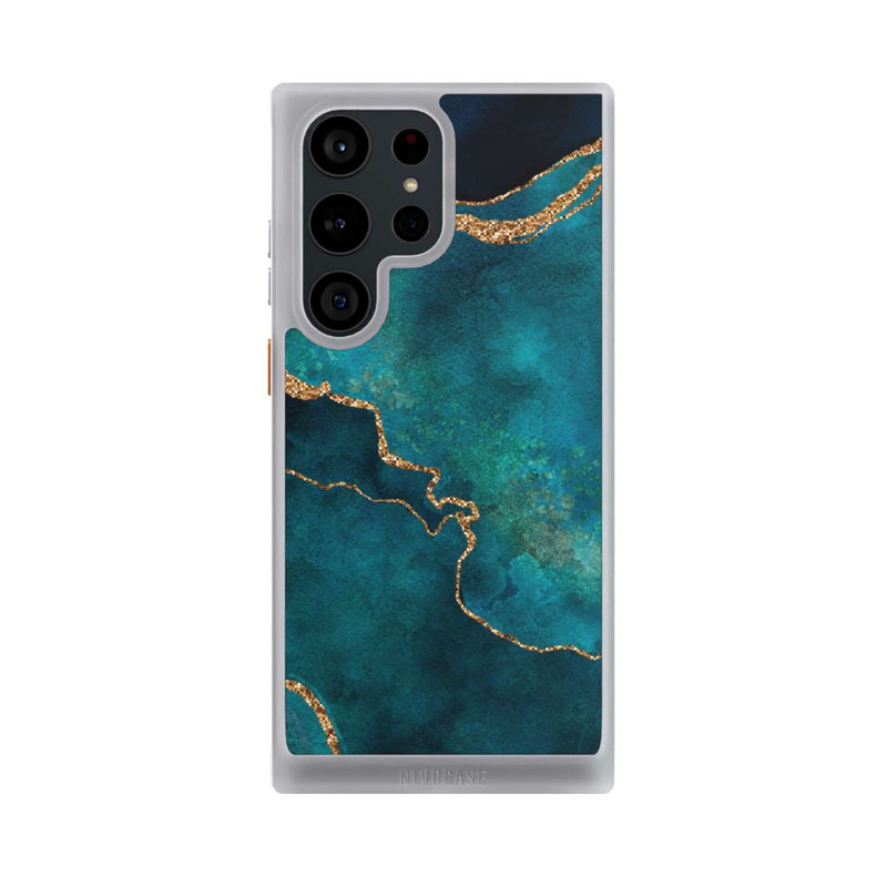 Galaxy S23 Ultra NIVOcore Edelstein glänzend aquamarin