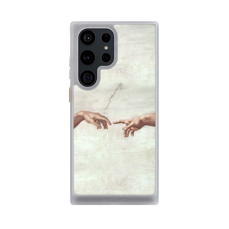 Galaxy S23 Ultra NIVOcore Die Hände von Gott und Adam von Michelangelo Buonarroti