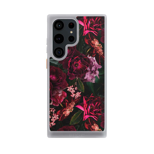 Samsung Galaxy S23 Ultra NIVOcore Dunkle romantische Vintage Rosen und Pfingstrosen