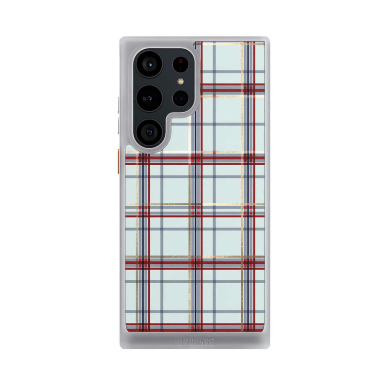 Galaxy S23 Ultra NIVOcore Tartan Blue