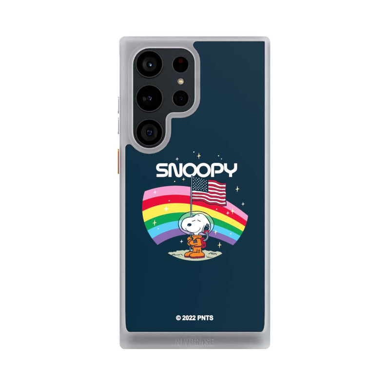 Galaxy S23 Ultra NIVOcore Snoopy Weltraumreisender Regenbogen