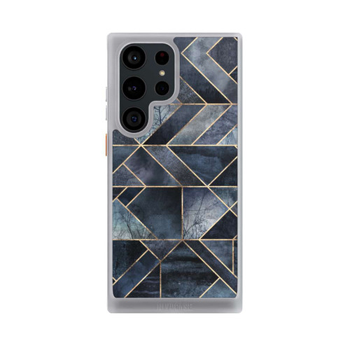 Samsung Galaxy S23 Ultra NIVOcore Abstraktes Natur-Dunkelblau