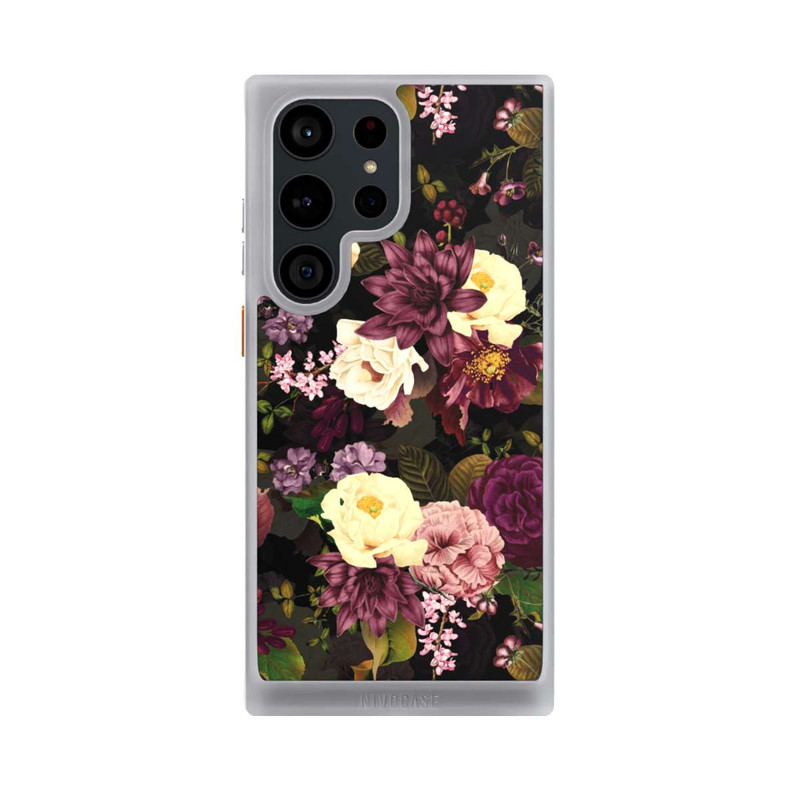 Galaxy S23 Ultra NIVOcore Dunkle Blumen Bienen