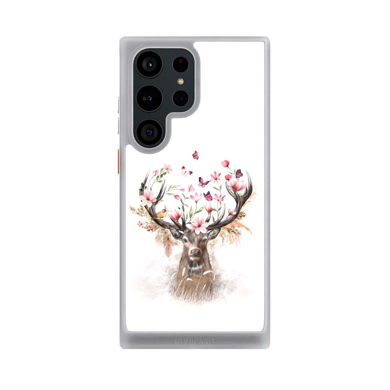 Galaxy S23 Ultra NIVOcore Hirsch Blumen Geweih