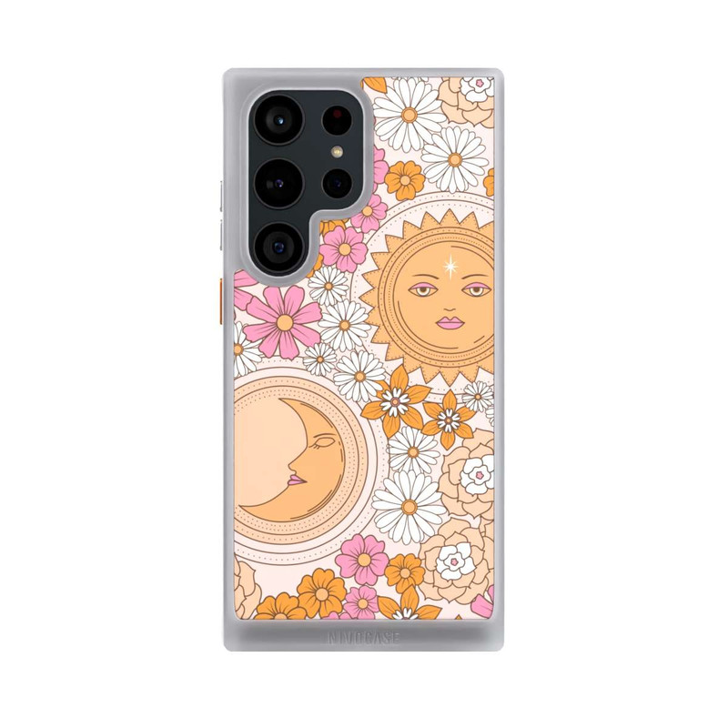 Galaxy S23 Ultra NIVOcore Mond-Sonne-Blumen
