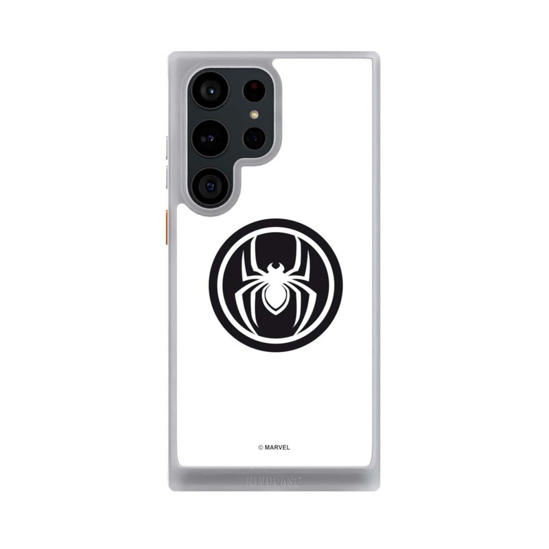 Galaxy S23 Ultra NIVOcore Spider-Man Logo White