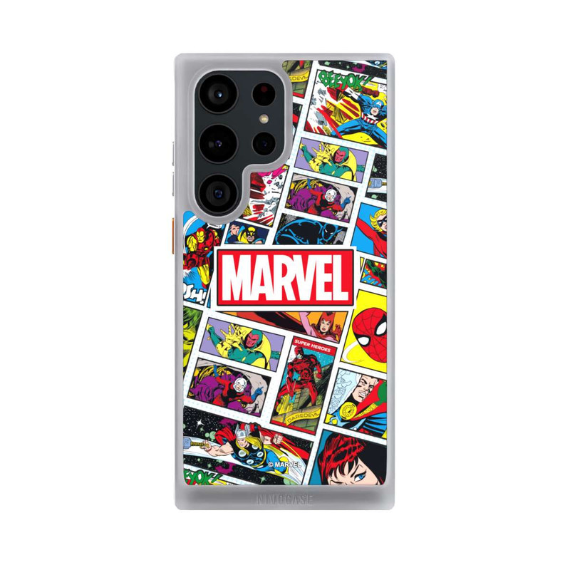Galaxy S23 Ultra NIVOcore Marvel Comic Pattern