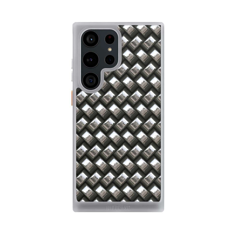 Galaxy S23 Ultra NIVOcore Glamour Silver Metal