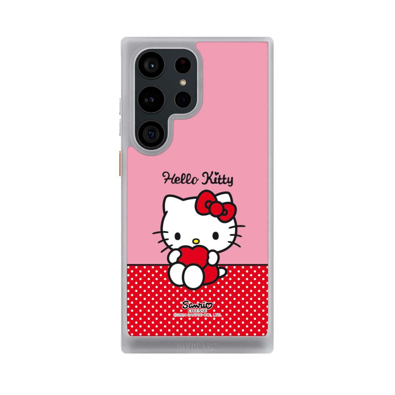 Galaxy S23 Ultra NIVOcore Hello Kitty sitzend mit Herz