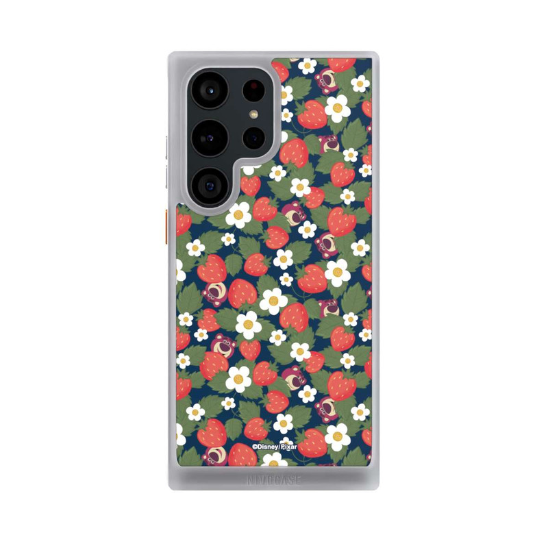 Galaxy S23 Ultra NIVOcore Lotso Toy Story Strawberry Flower Pattern