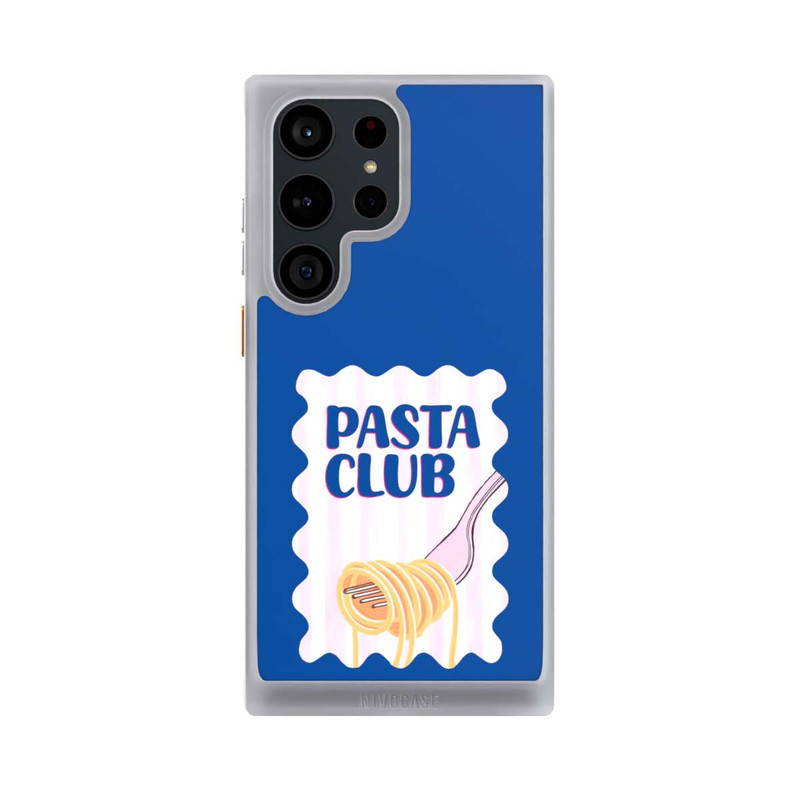 Galaxy S23 Ultra NIVOcore Pasta Club in Blue and Pink