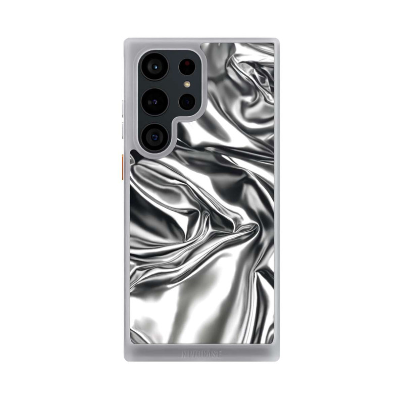 Galaxy S23 Ultra NIVOcore Shiny Chrome Silver avec IA