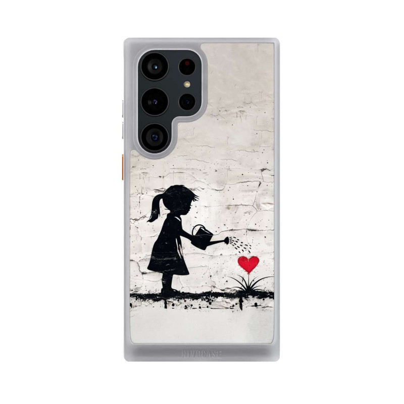 Galaxy S23 Ultra NIVOcore Girl Watering Bunch of Flowers 