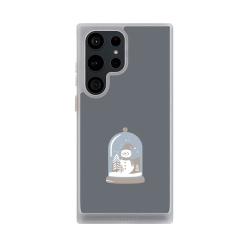 Samsung Galaxy S23 Ultra NIVOcore Minimalist Snow Globe with Snowman