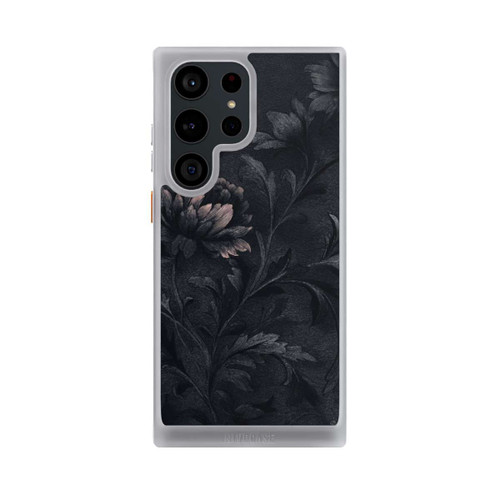 Samsung Galaxy S23 Ultra NIVOcore Dunkles Blumenmuster Vintage