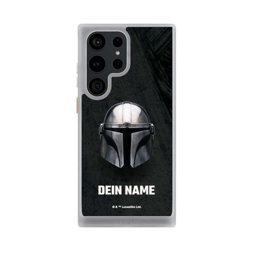 Samsung Galaxy S23 Ultra NIVOcore Star Wars Mandalorian Black Helmet Personalisierbar
