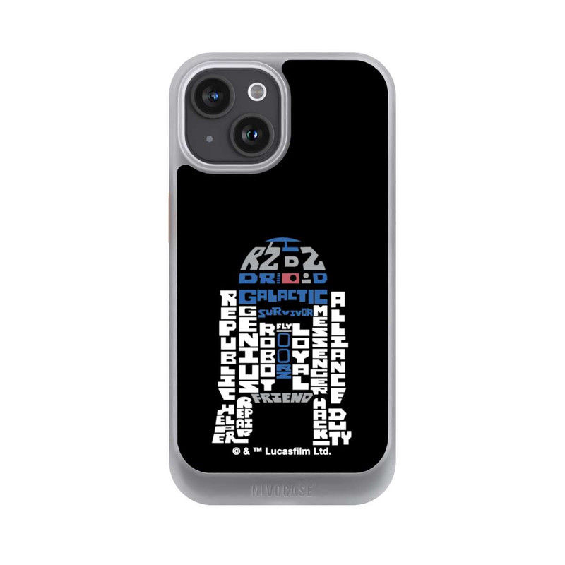 iPhone 15 NIVOcore R2-D2 Typo Graphique