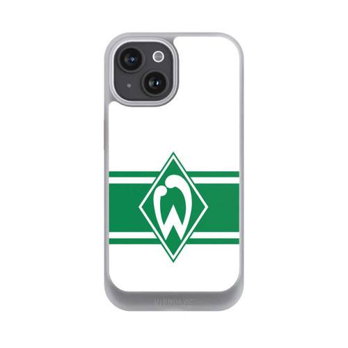 Apple iPhone 15 NIVOcore Werder Stripes White