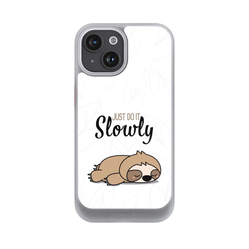 iPhone 15 NIVOcore Just Do It Slowly Sloth
