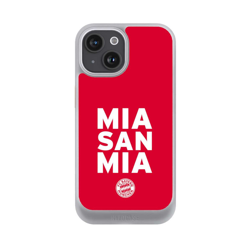 iPhone 15 NIVOcore Mia San Mia FCB red
