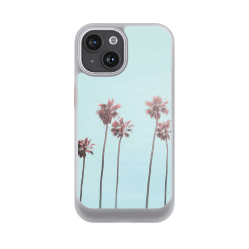 Apple iPhone 15 NIVOcore Hellrosa Strandpalme Paradies