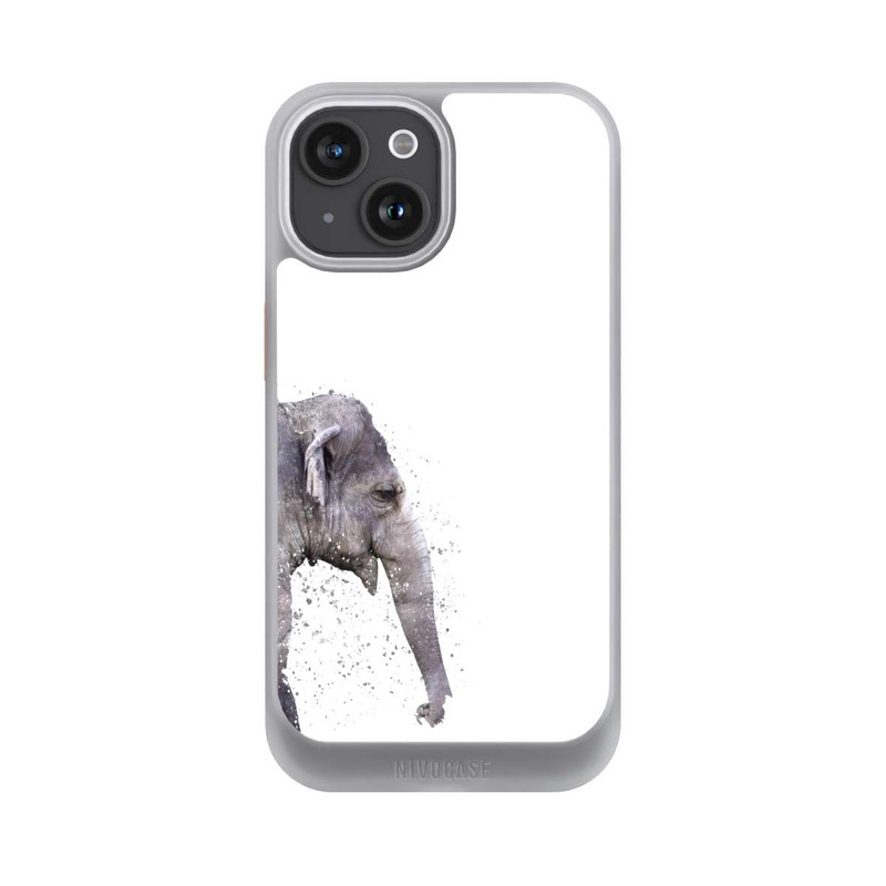 iPhone 15 NIVOcore Portrait d'éléphant