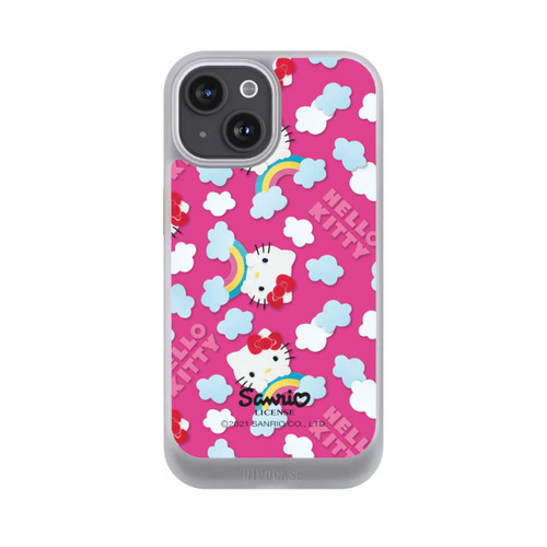 Apple iPhone 15 NIVOcore Hello Kitty Regenbogenmuster