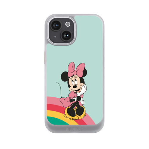 Apple iPhone 15 NIVOcore Minnie Regenbogen Portrait