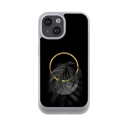 Apple iPhone 15 NIVOcore Black Tropical Leaf