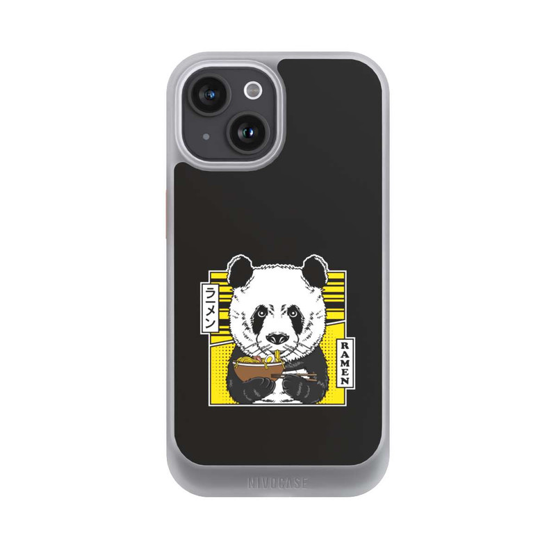 iPhone 15 NIVOcore Panda und Ramensuppe