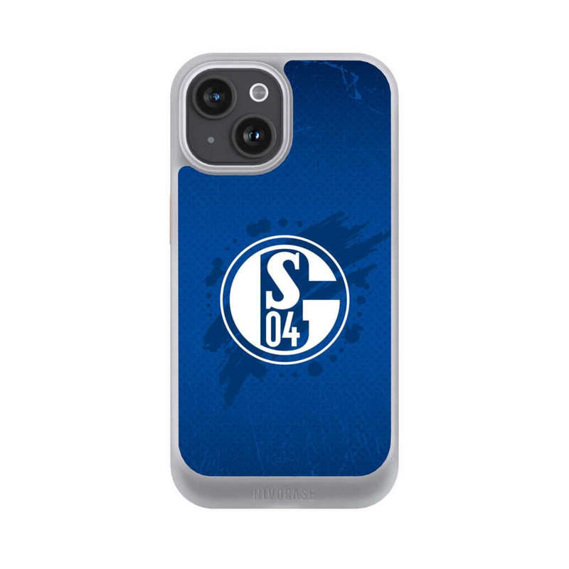 iPhone 15 NIVOcore Schalke 04 Farbe Fleck Blau