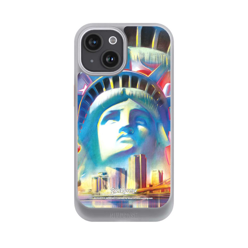 iPhone 15 NIVOcore New York Liberty Art By P.D. Moreno