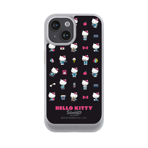 Apple iPhone 15 NIVOcore Hello Kitty 90s Schwarz