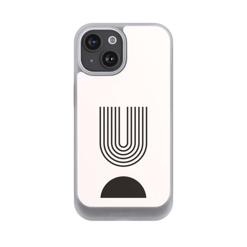 Apple iPhone 15 NIVOcore Moderne Kunst Schwarze Linien