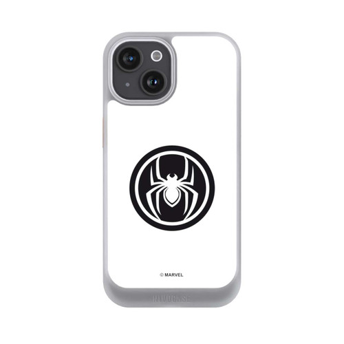 Apple iPhone 15 NIVOcore Spider-Man Logo White