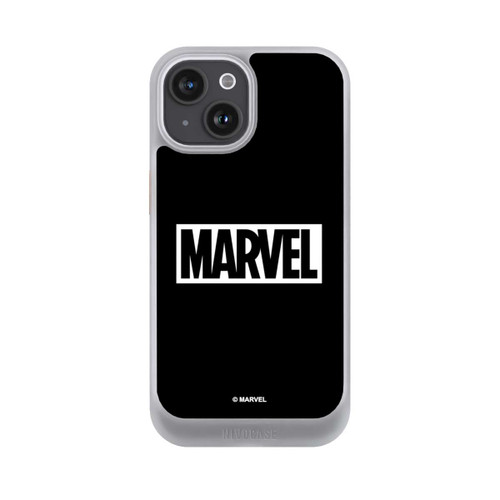 Apple iPhone 15 NIVOcore Marvel Logo Black