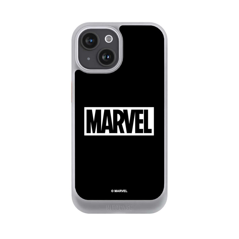 iPhone 15 NIVOcore Marvel Logo Black