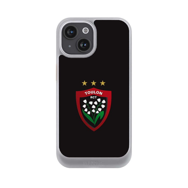 iPhone 15 NIVOcore RC Toulonnais Logo Schwarz